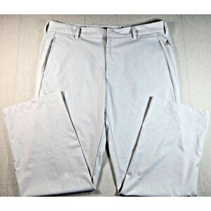 Adidas Performance Golf Pants Men's 38x30 Beige Flat Front Chino AE7006 Khaki